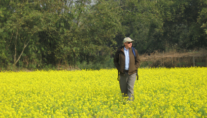 Host Richard Bangs on location in Assam, India